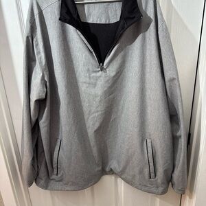 Walter Hagen Hydro Halt Gray Quarter-Zip Pullover 2XL